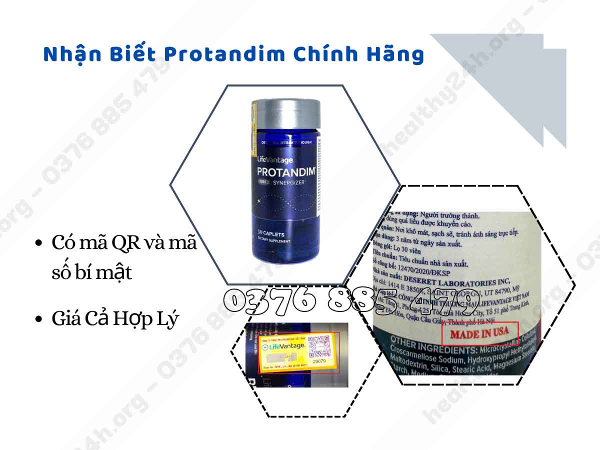 Nhận Biết Protandim Chính Hãng Nguyên Phương (Healthy2