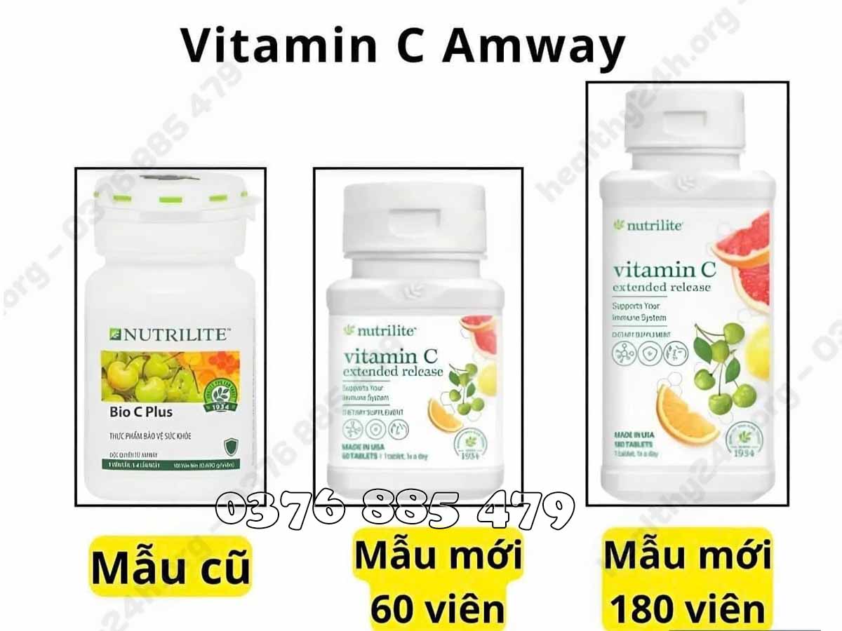 vitamin c amway mẫu mới và mẫu cũ- Nguyên Phương Hea