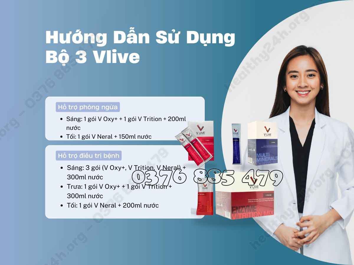 Hướng dẫn sử dụng bộ 3 vlive Nguyên Phương (Health