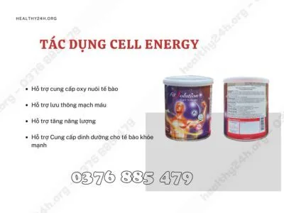 Tác dụng Fit Solution Cell Energy - Nguyên Phương Healthy24h