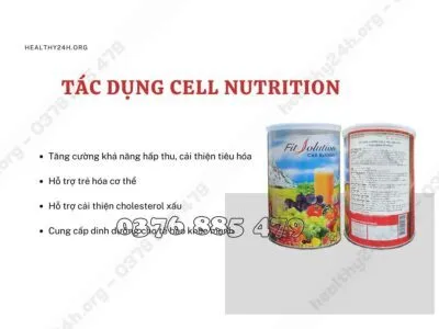 Tác dụng Fit Solution Cell nutritionl- Nguyên Phương Healthy24h