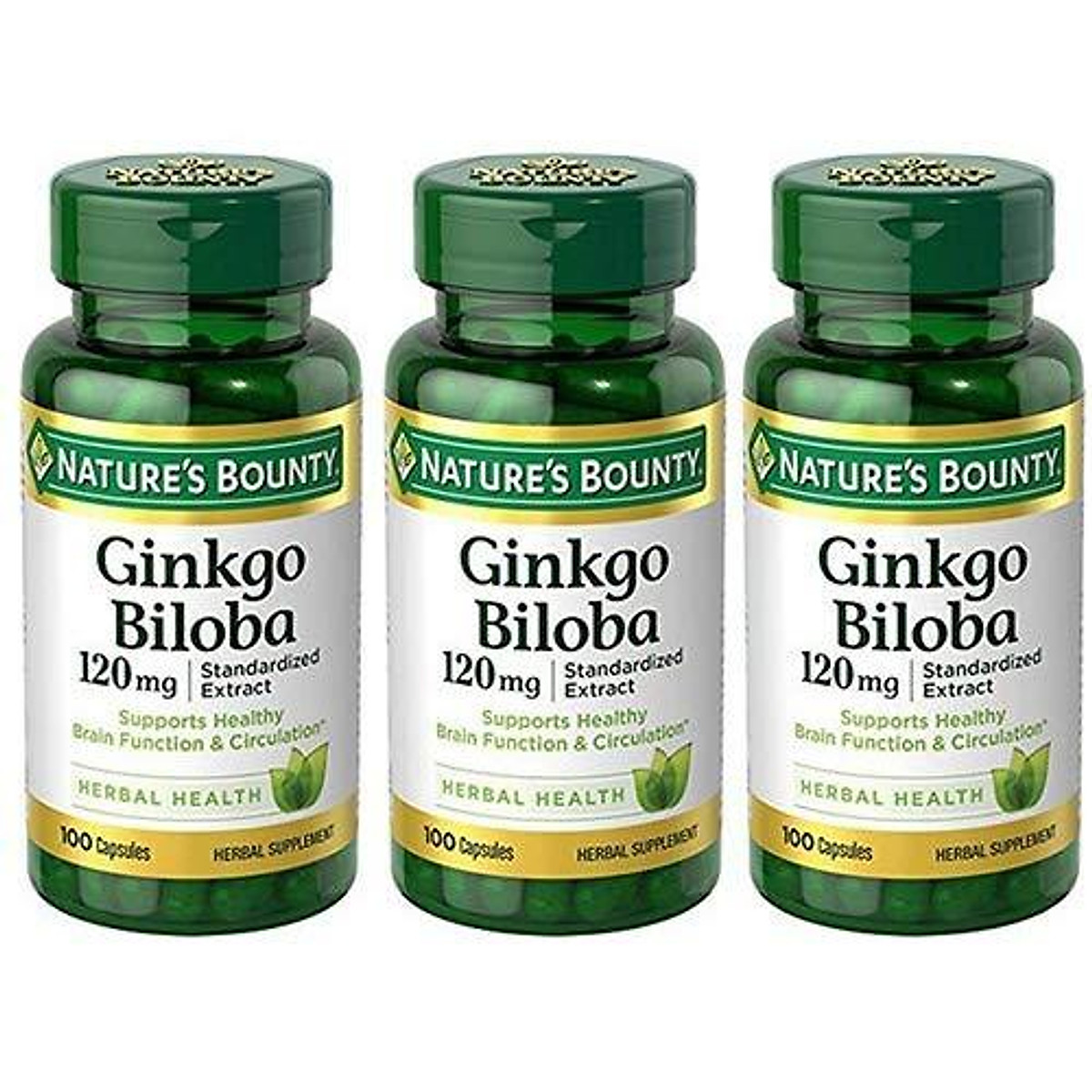 Viên uống bổ não Nature's Bounty Ginkgo Biloba