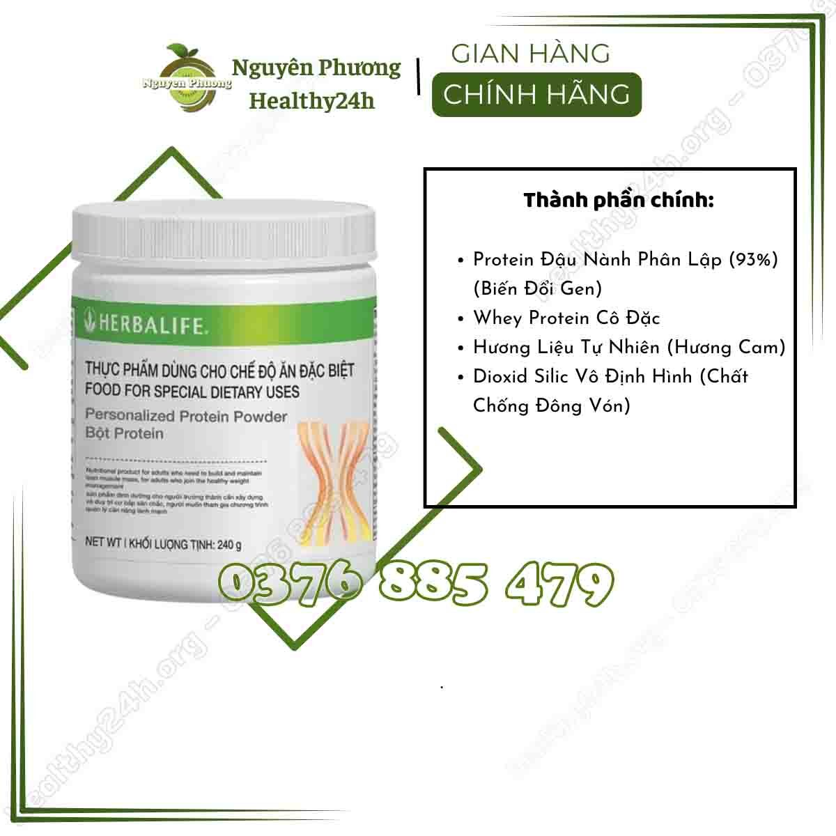 Thành Phần Bột Protein Herbalife Nguyên Phương (Healthy2
