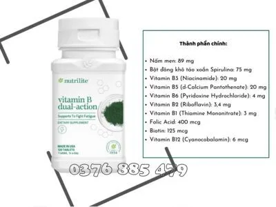 Thành phần của Vitamin B Amway - Nguyên Phương Healthy24h
