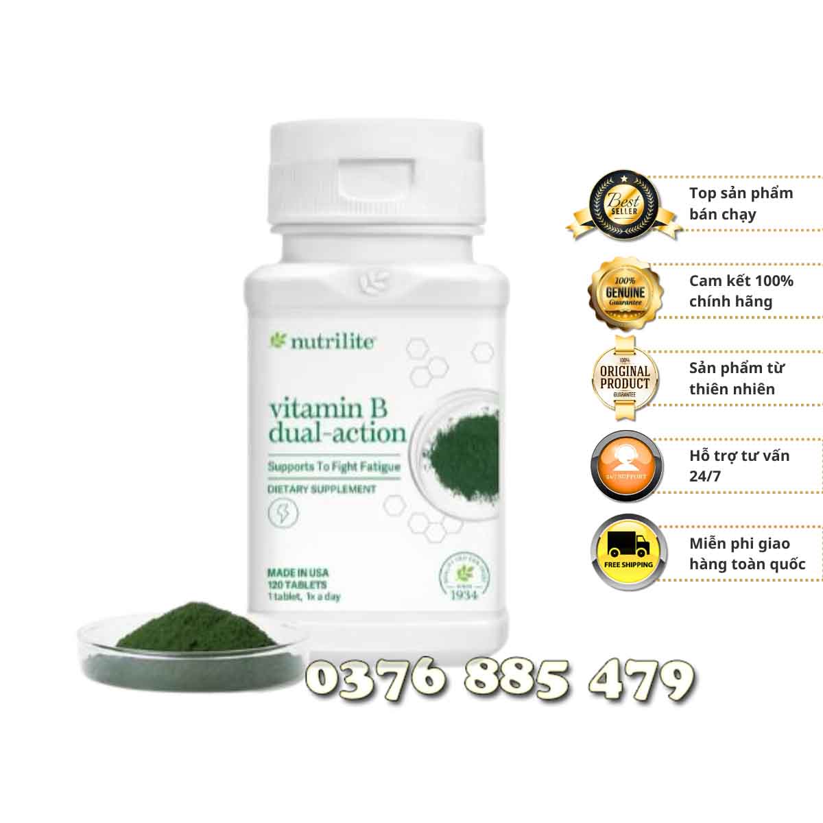 vitamin B dual-action amway - Nguyên Phương (Healthy24h)