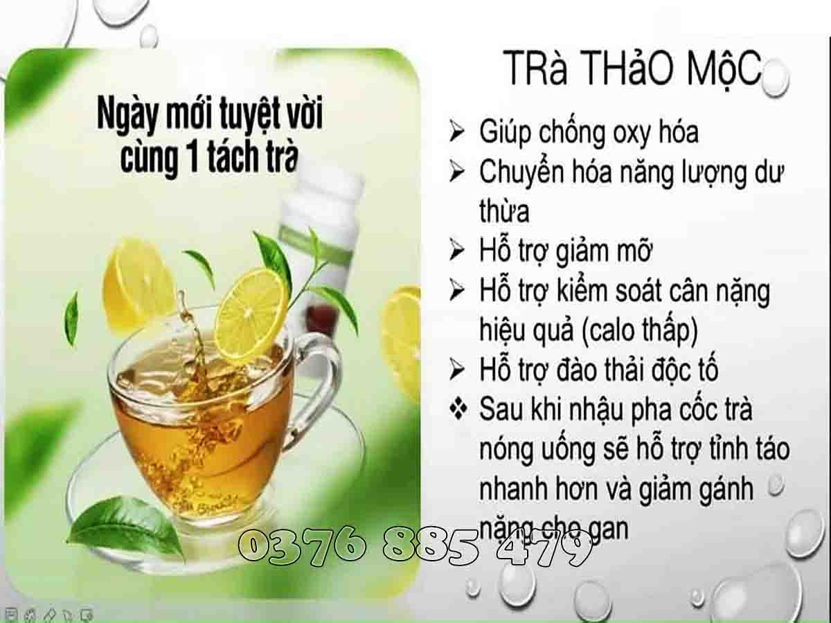 Trà Thảo Mộc Herbalife | Hỗ Trợ Thải Độc, Cân N