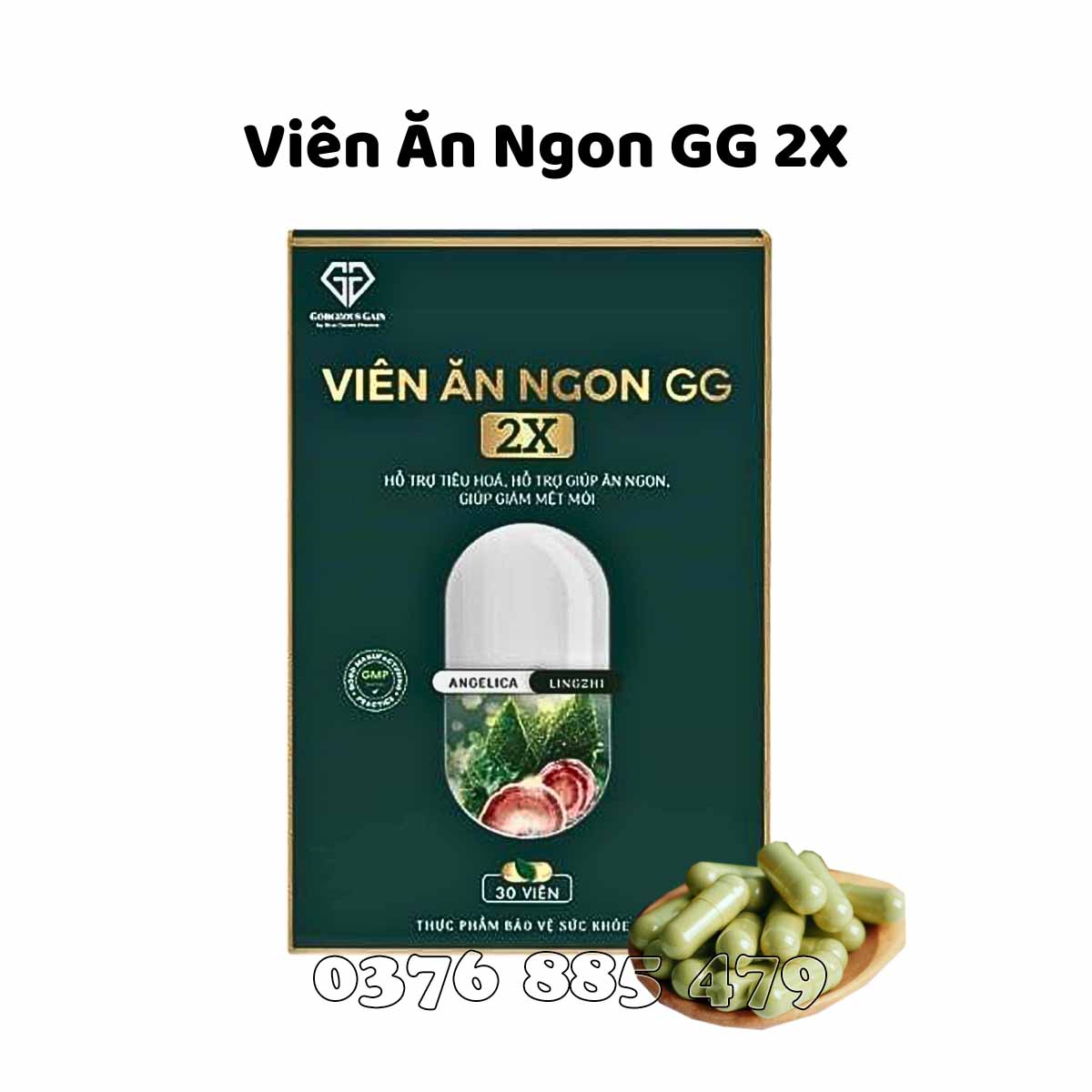 Viên Ăn Ngon GG 2X chính hãng - Nguyên Phương (Healthy24h