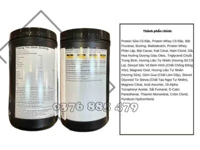 Thành phần Đạm Đen Herbalife 24 Rebuild Strength