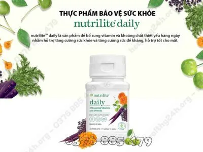 Tác dụng của Daily Amway - Nguyên Phương Healthy24h