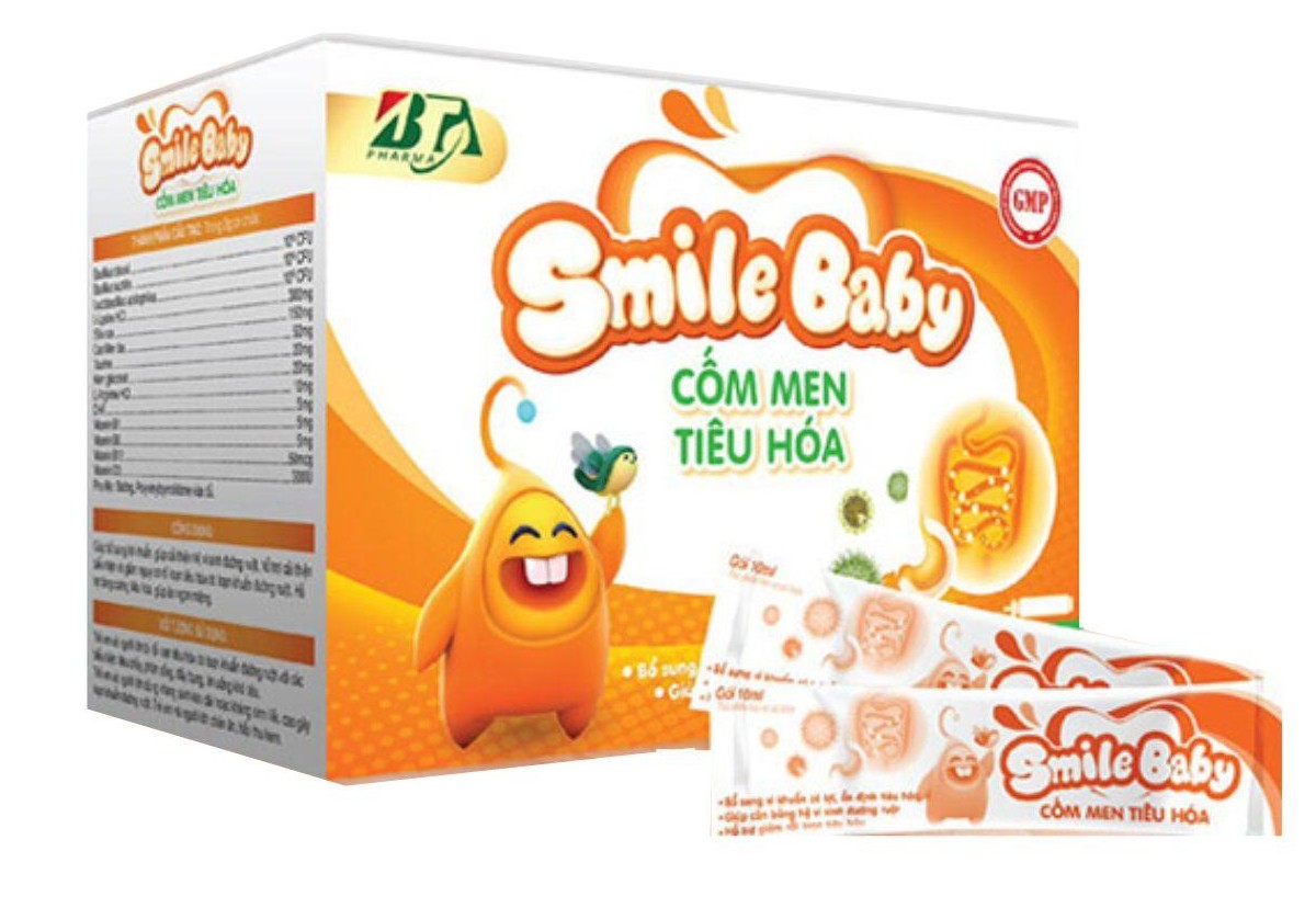 Men tiêu hóa dạng cốm Smile Baby