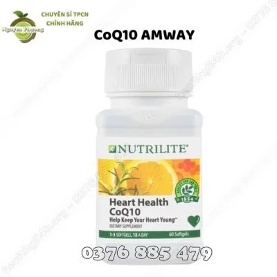 CoQ10 AMWAY chính hãng Nutrilite Heart Health CoQ10- Nguyên Phương