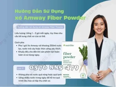Hướng dẫn sử dụng Xơ Amway (Nutrilite Fiber) - Nguyên phương