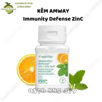 Kẽm Amway Immunity Defense ZinC chính hãng - Nguyên Phương healthy24h