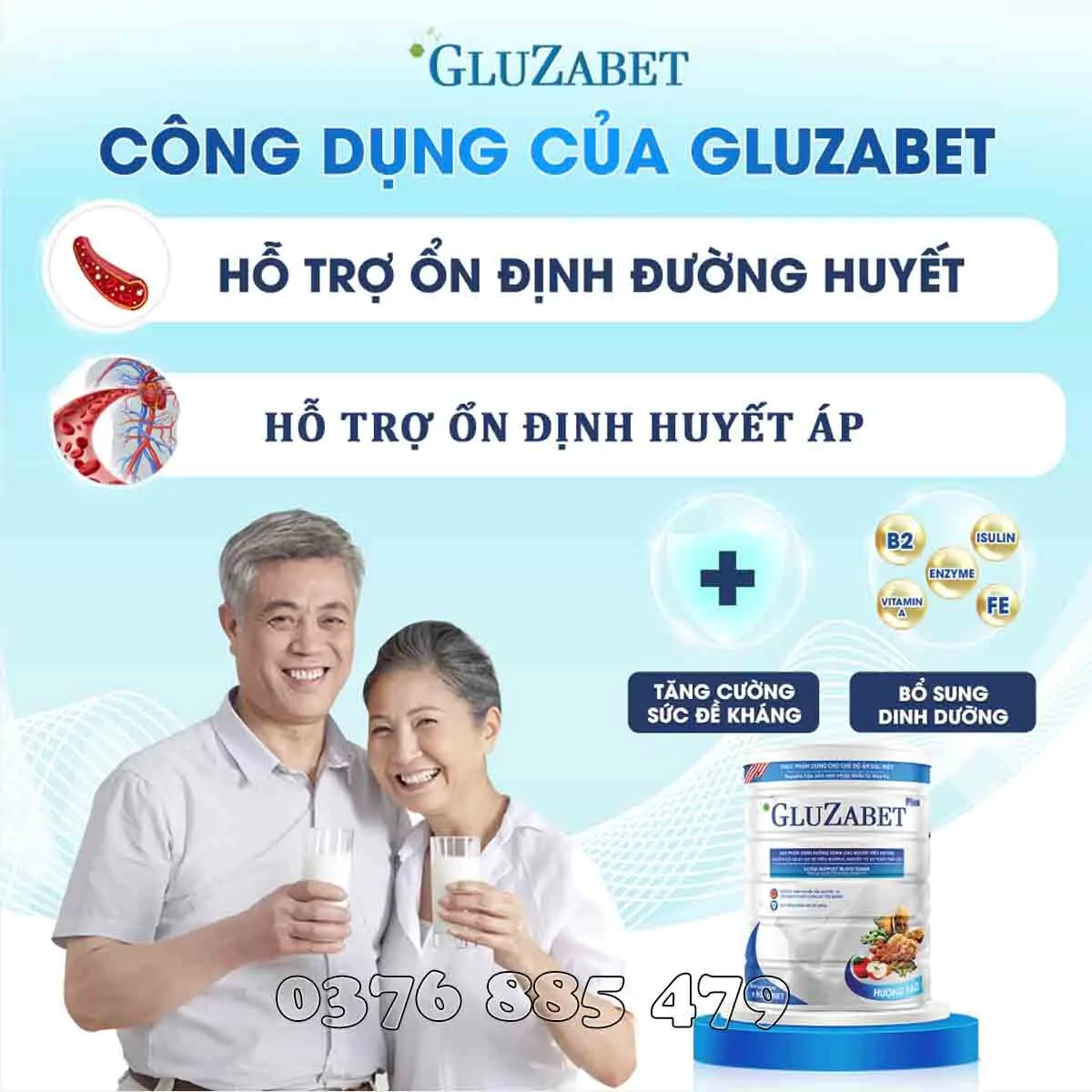 Tác Dụng Sữa Tiểu Đường Gluzabet- Nguyên Phương