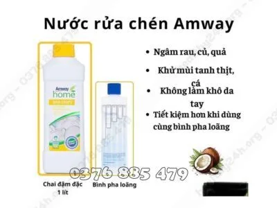 Tác dụng của Nước Rửa Chén Amway - Nguyên Phương Healthy24h