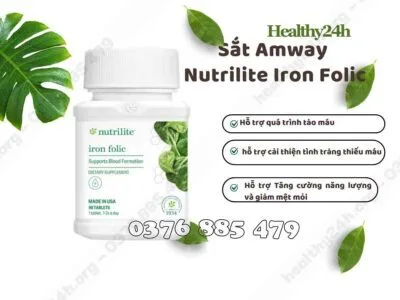 Tác dụng của Sắt Amway (Nutrilite Iron Folic) - Nguyên Phương