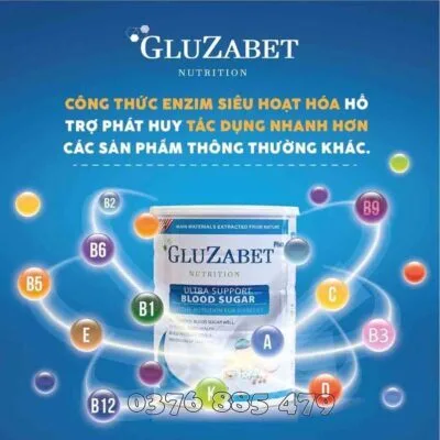 Thành Phần Sữa Tiểu Đường Gluzabet- Nguyên Phương