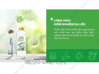 Thành phần Nước Rửa Chén Amway - Nguyên Phương Healthy24h