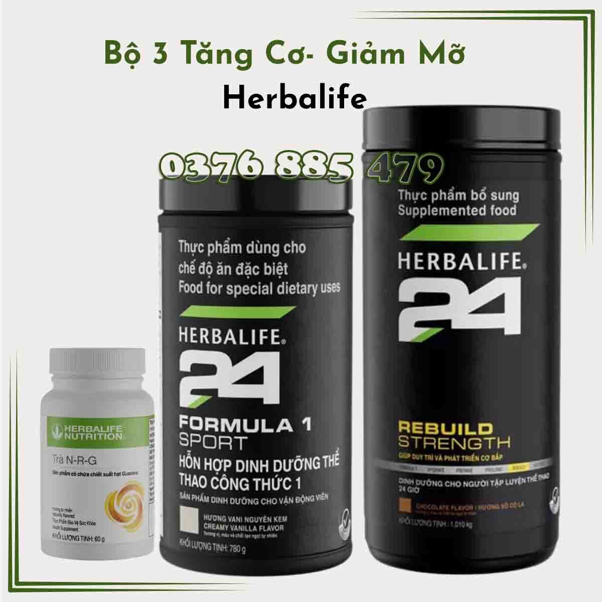 Bộ 3 Tăng Cơ- Giảm Mỡ Herbalife Nguyên Phương (Heal