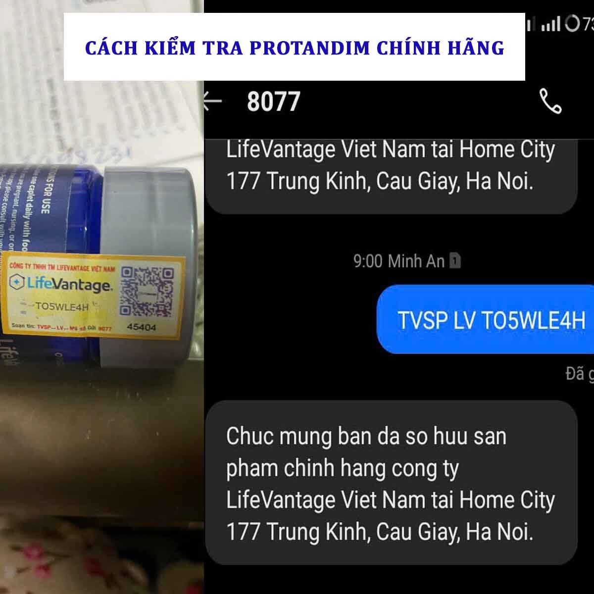CÁCH KIỂM TRA PROTANDIM CHÍNH HÃNG - Nguyên Phương 