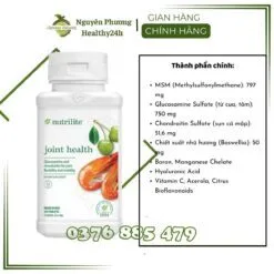 thành phần của glucosamine amway Nguyên Phương (Healthy
