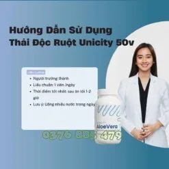 hướng dẫn sử dụng thải độc ruột aloe vera unicit
