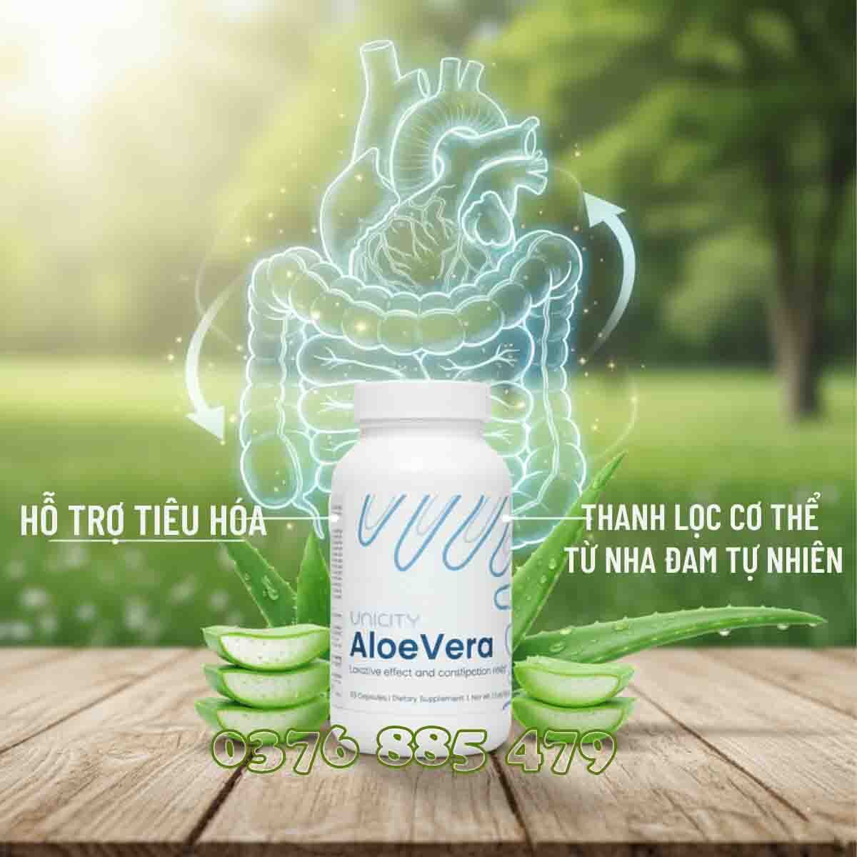thải độc ruột unicity aloe vera có tốt không nguyen