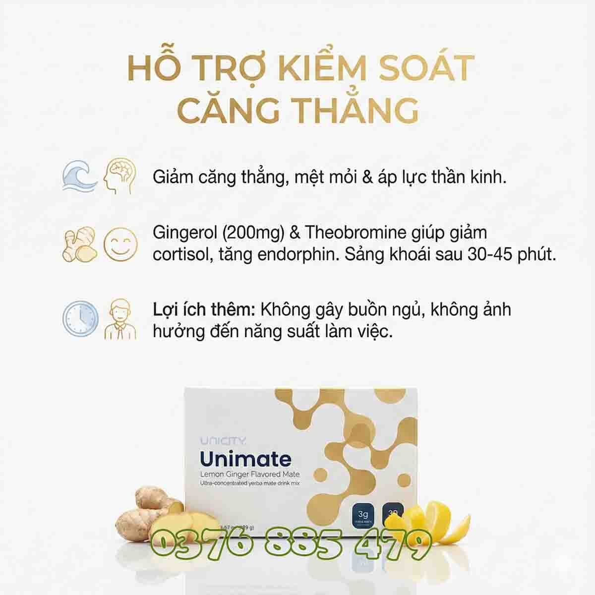 unimate unicity Hỗ trợ kiểm soát căng thẳng-Nguyên Ph