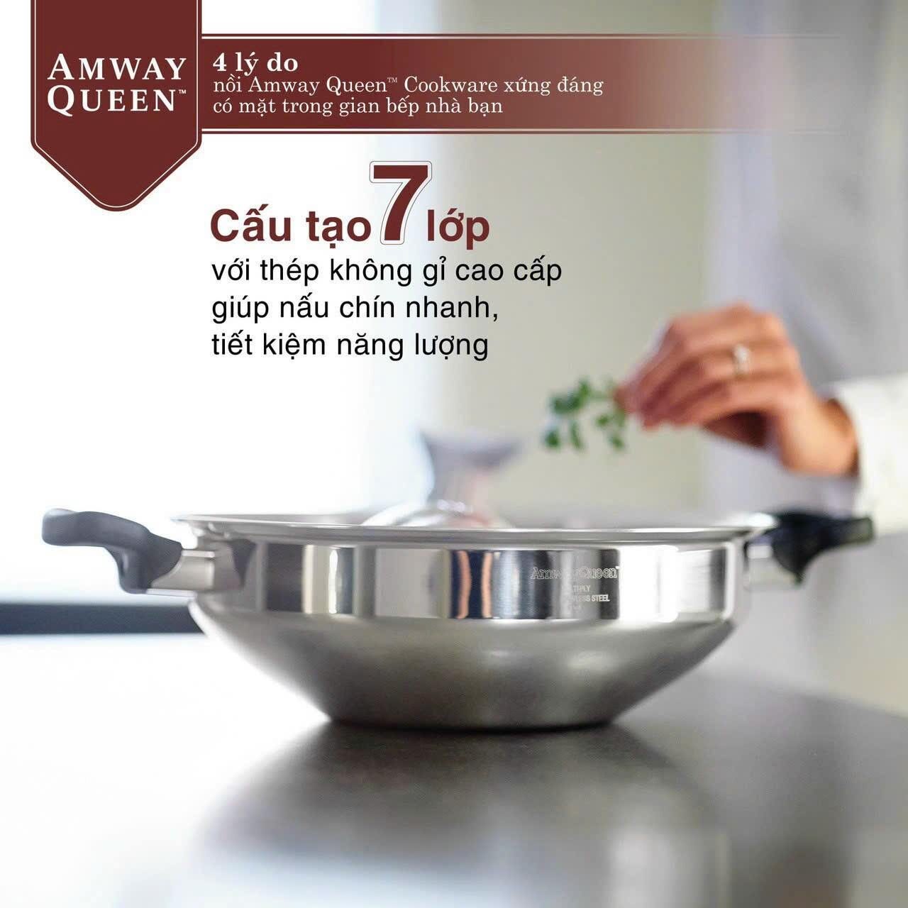 noi-amway-queen-7-lop-thep-khong-gi-cho-moi-loai-bep
