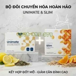 Kết Hợp Bộ Đôi Hỗ Trợ Giảm Cân : Trà Unimate Và