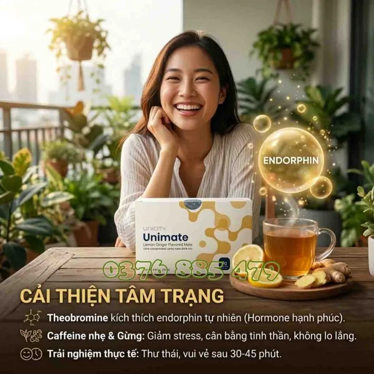 Review trà unimate chanh gung unicity nguyen phuong healthy24h