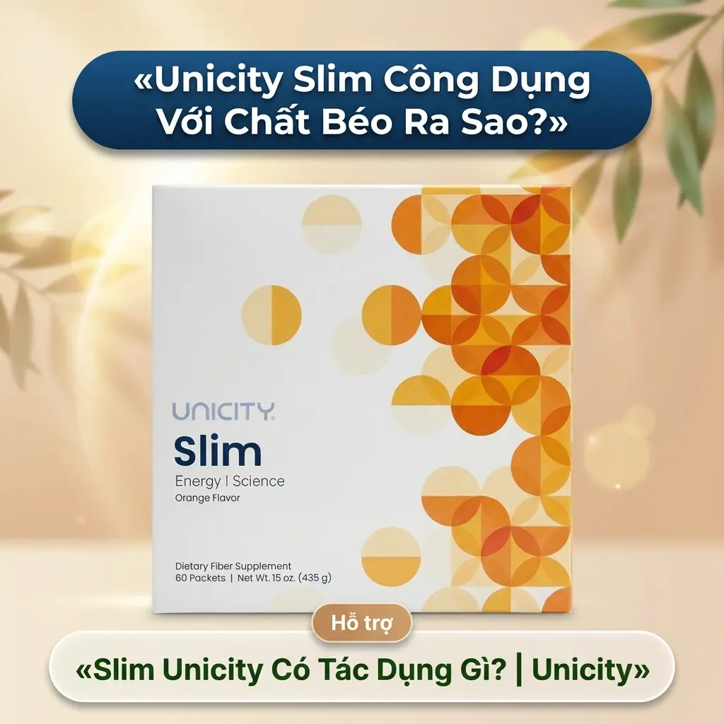 Unicity Slim Công Dụng Với Chất Béo Ra Sao?