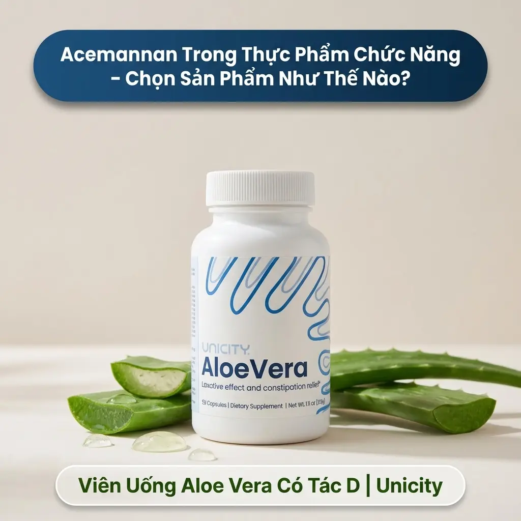 Acemannan Trong Thực Phẩm Chức Năng – Chọn Sản Phẩm Như Thế Nào?