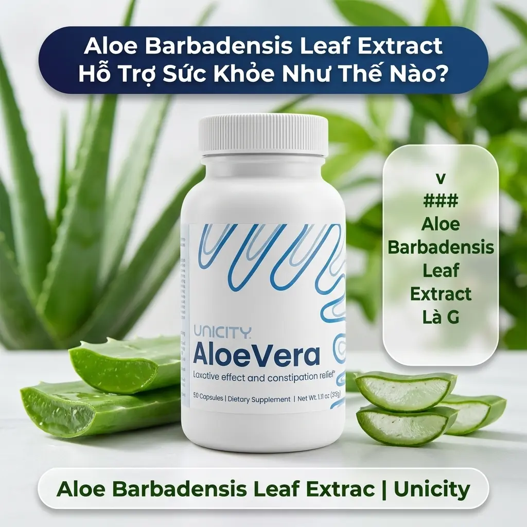 Aloe Barbadensis Leaf Extract Hỗ Trợ Sức Khỏe Như Thế Nào?
