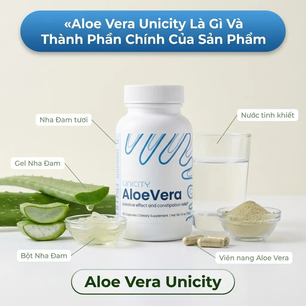 Aloe Vera Unicity Là Gì Và Thành Phần Chính Của Sản Phẩm