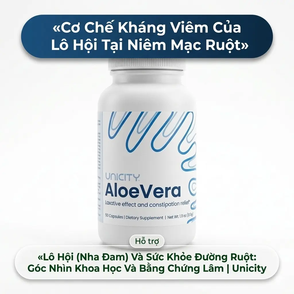 Cơ Chế Kháng Viêm Của Lô Hội Tại Niêm Mạc Ruột
