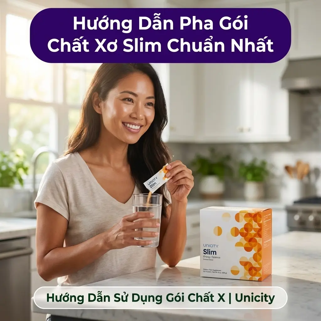 Hướng Dẫn Pha Gói Chất Xơ Slim Chuẩn Nhất