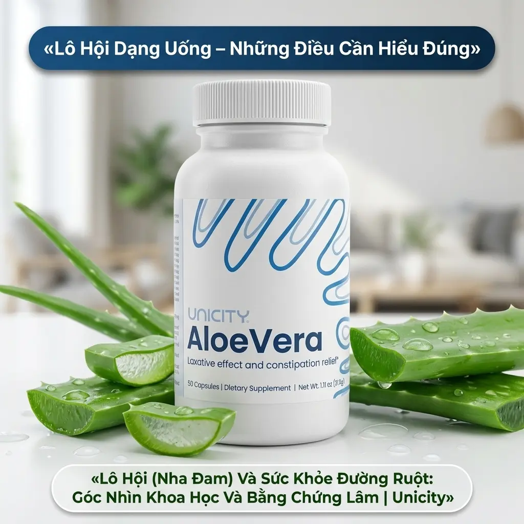 Lô Hội Dạng Uống – Những Điều Cần Hiểu Đúng