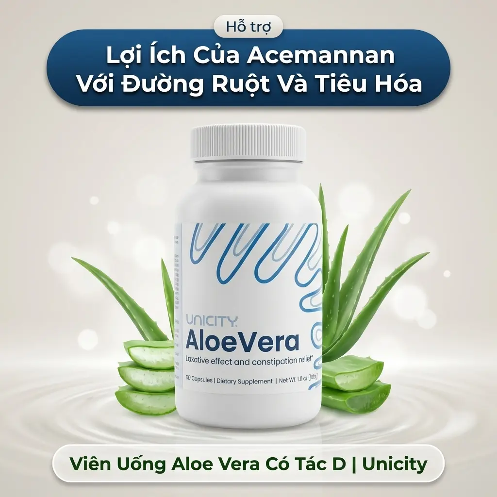 Lợi Ích Của Acemannan Với Đường Ruột Và Tiêu Hóa