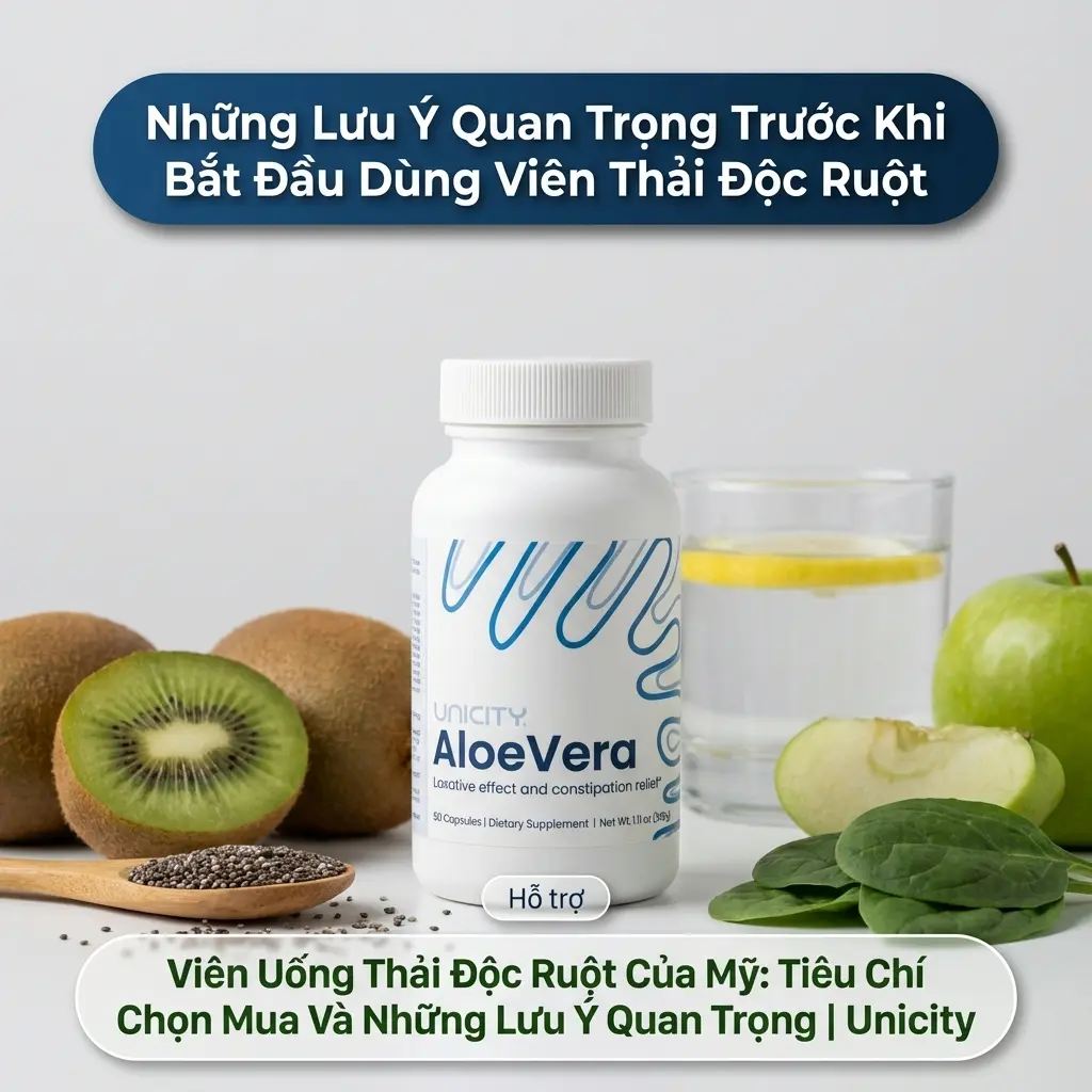 Những Lưu Ý Quan Trọng Trước Khi Bắt Đầu Dùng Viên Thải Độc Ruột