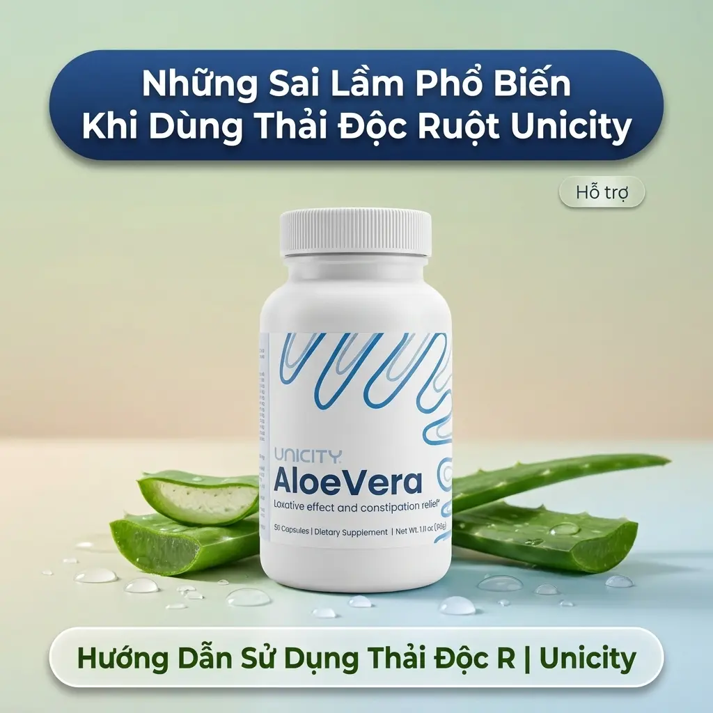 Những Sai Lầm Phổ Biến Khi Dùng Thải Độc Ruột Unicity