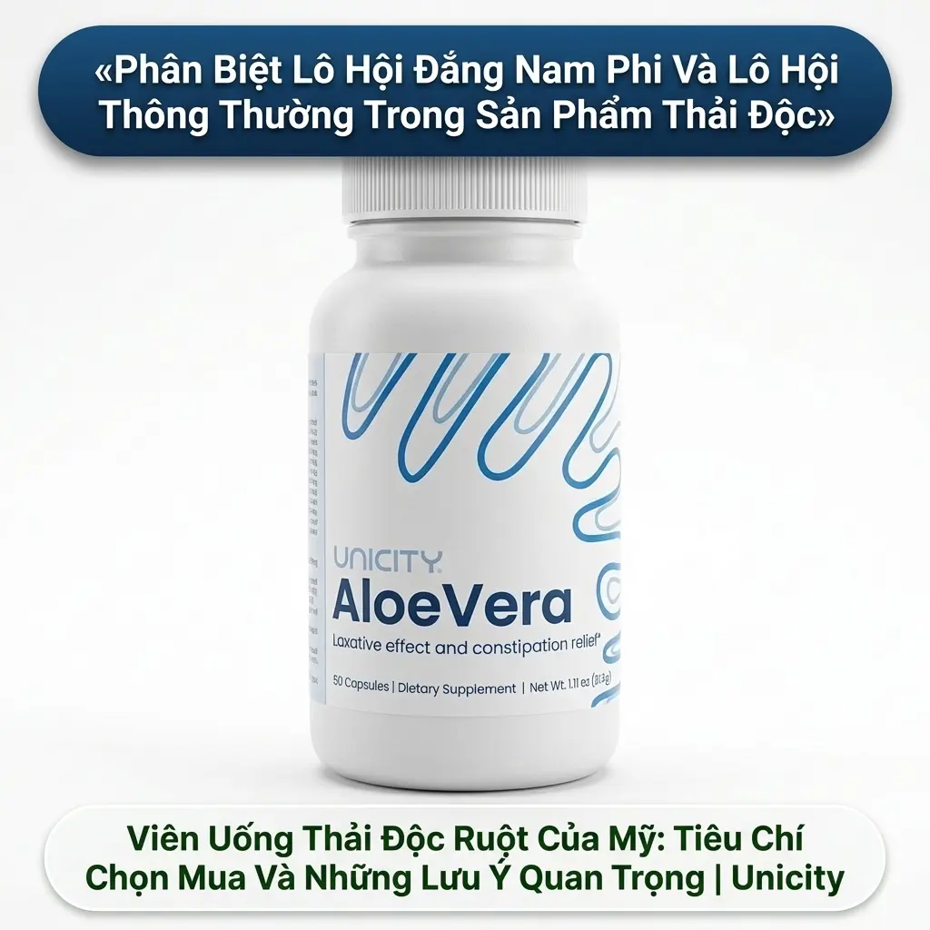 Phân Biệt Lô Hội Đắng Nam Phi Và Lô Hội Thông Thường Trong Sản Phẩm Thải Độc