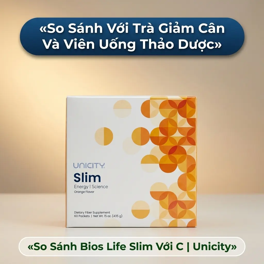 So Sánh Với Trà Giảm Cân Và Viên Uống Thảo Dược