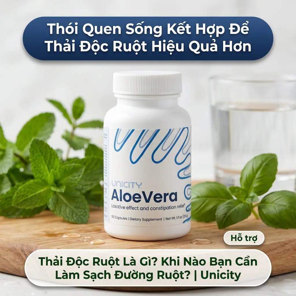 Thói Quen Sống Kết Hợp Để Thải Độc Ruột Hiệu Quả Hơn