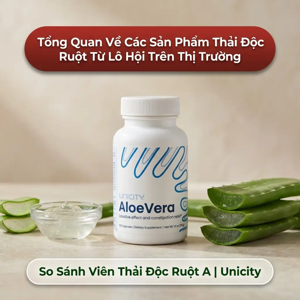 Tổng Quan Về Các Sản Phẩm Thải Độc Ruột Từ Lô Hội Trên Thị Trường