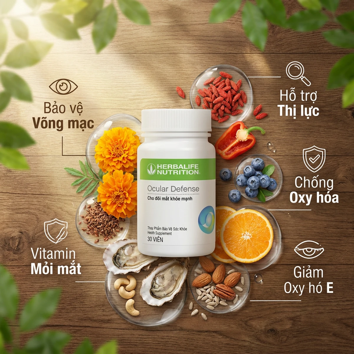 Tác dụng Bổ Mắt Ocular Defense Herbalife giúp phụ nữ Việt Nam có đôi mắt sáng khỏe | nguyenphuonghealthy24h