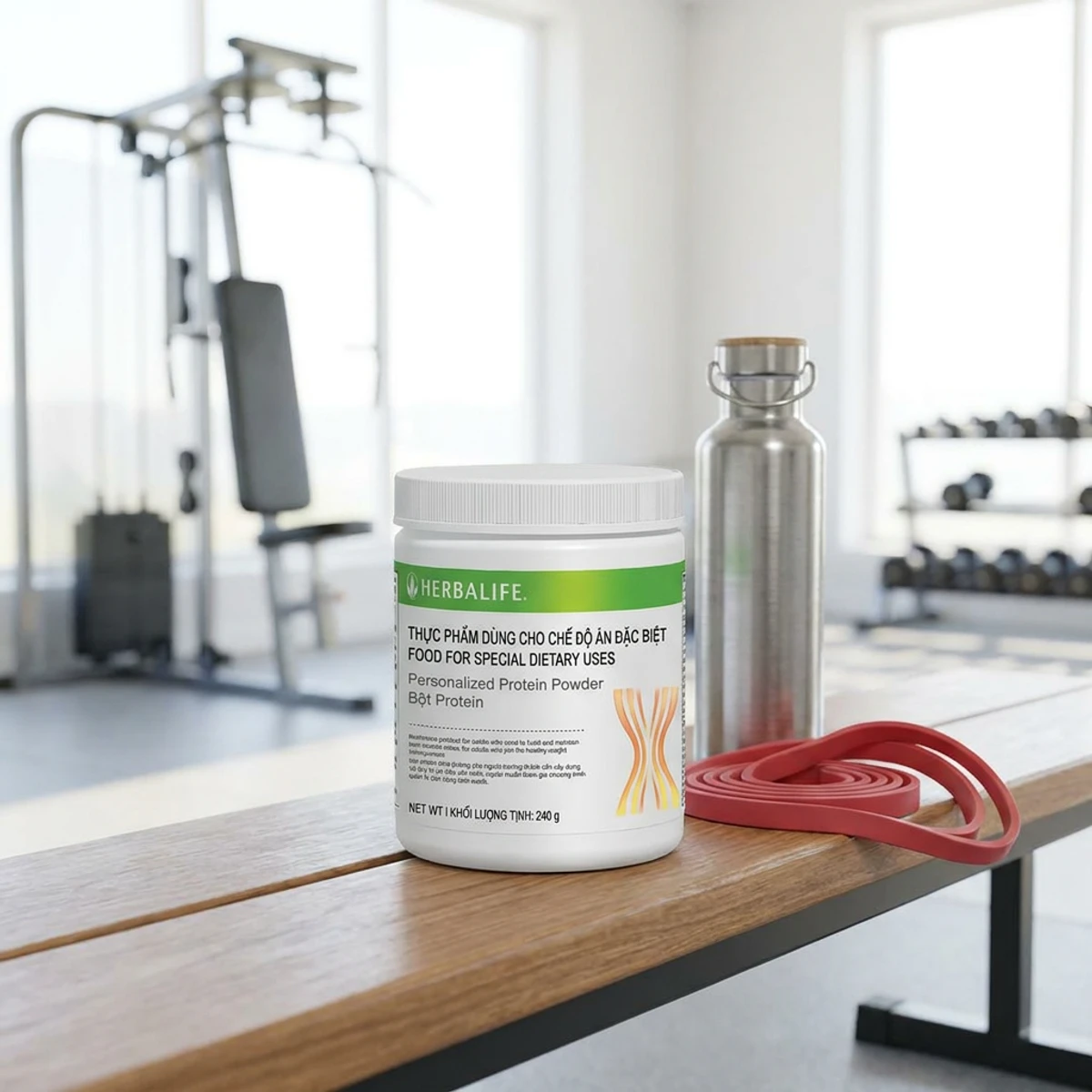 Giải pháp kết hợp Bột Protein Herbalife với lối sống gym năng động | nguyenphuonghealthy24h