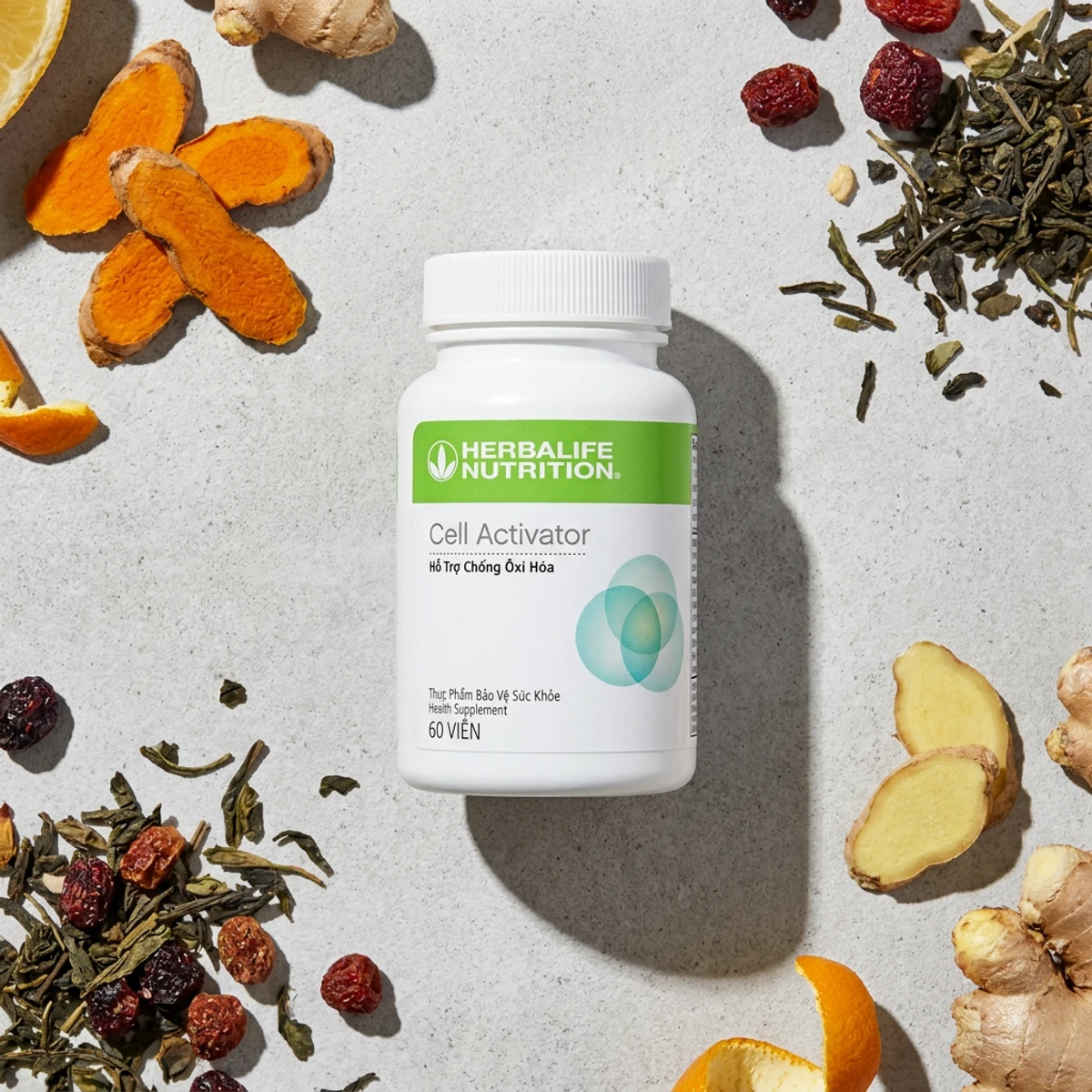 Thành phần Cell Activator Herbalife - CoQ10, Alpha Lipoic Acid, vitamin B tổng hợp và khoáng chất | nguyenphuonghealthy24h