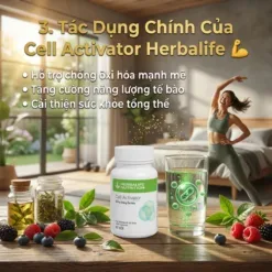 Tác dụng Cell Activator Herbalife - phụ nữ Việt Nam năng động khỏe mạnh | nguyenphuonghealthy24h