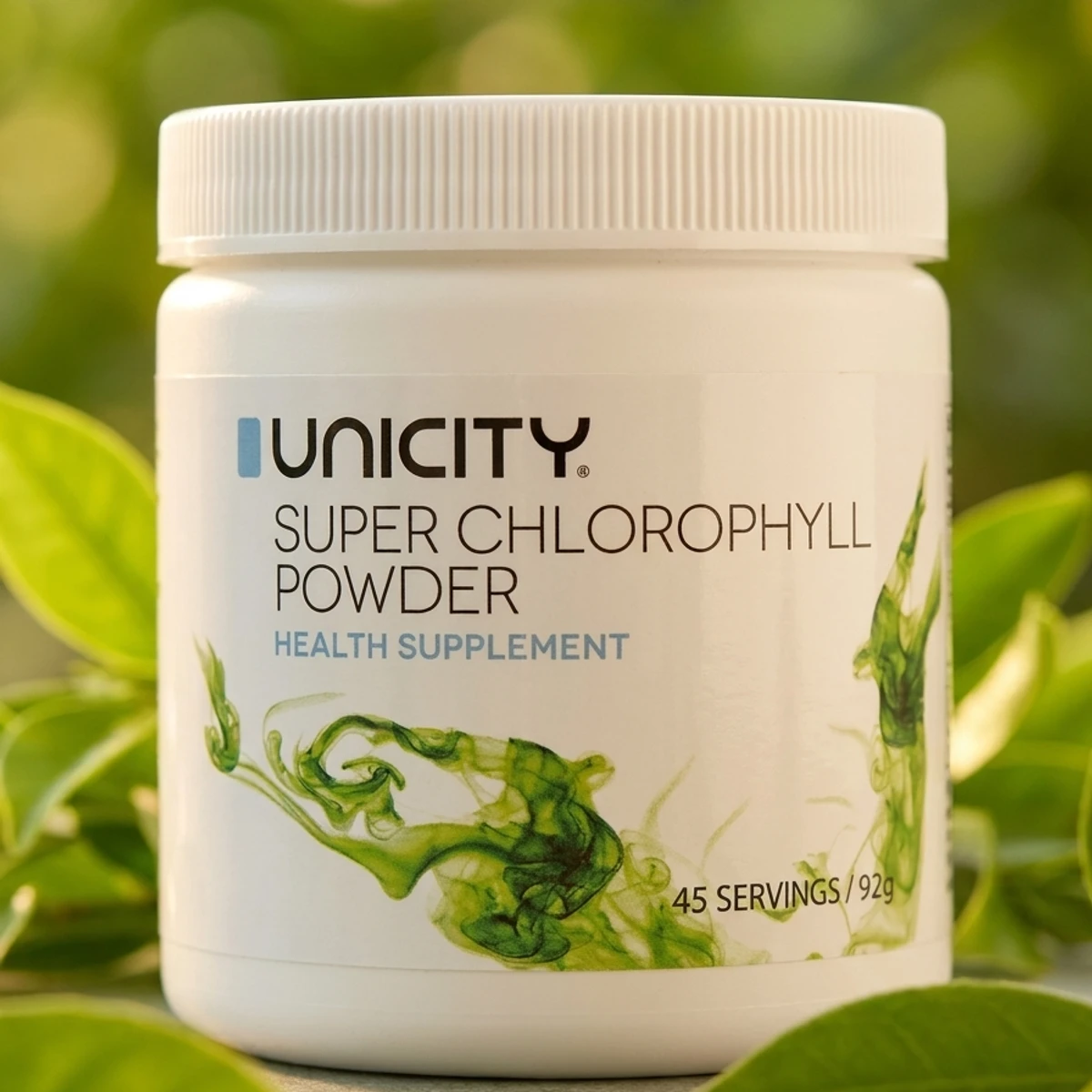 Câu hỏi thường gặp về Diệp Lục Unicity — ảnh sản phẩm cận cảnh bokeh | nguyenphuonghealthy24h
